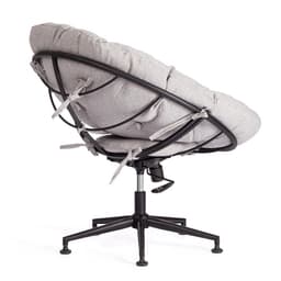 Кресло CLOUDE, рогожка/металл, серо-бежевый