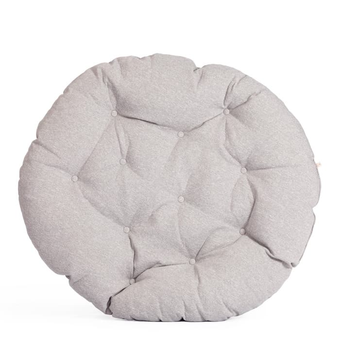 Кресло CLOUDE, рогожка/металл, серо-бежевый