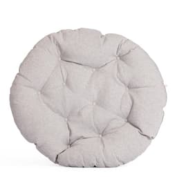 Кресло CLOUDE, рогожка/металл, серо-бежевый