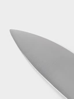 Нож кухонный шеф Sharp, лезвие 19.5 см, нержавеющая сталь, чёрная ручка