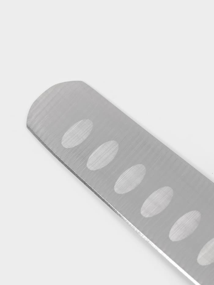 Нож кухонный слайсер Sharp, лезвие 30.5 см, нержавеющая сталь, чёрная ручка