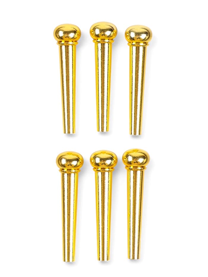 Набор фиксаторов струн Music life, 6 штук, медный