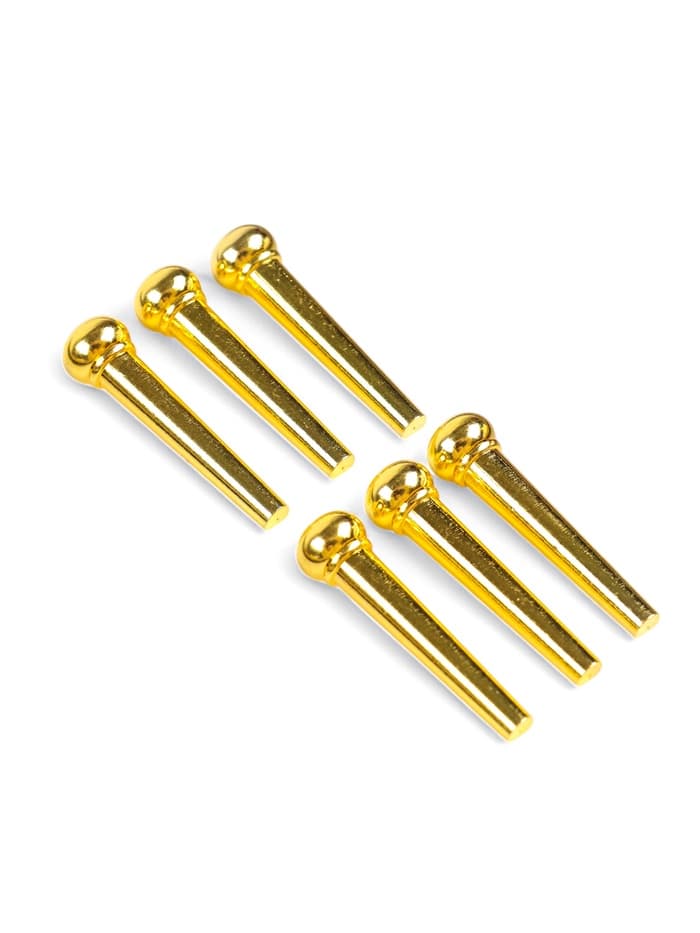 Набор фиксаторов струн Music life, 6 штук, медный