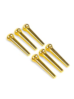 Набор фиксаторов струн Music life, 6 штук, медный