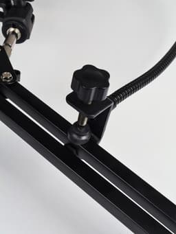 Микрофон конденсаторный Music Life черный: кабель, ветрозащита, стойка