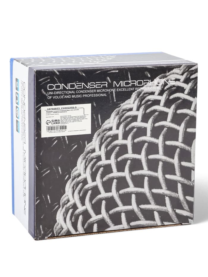 Микрофон конденсаторный Music Life LGT240: стойка + кабель в комплекте