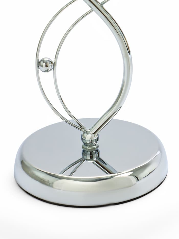 Подставка для бокалов, серебристая, на 6 бокалов