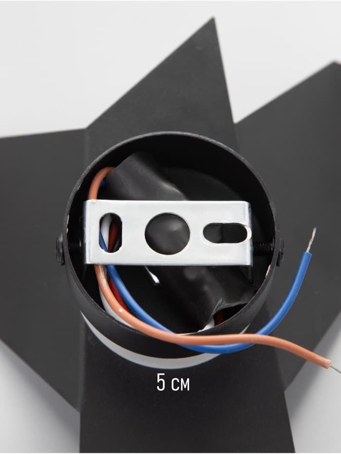 Светильник потолочный BayerLux Crow, 1×10 Вт, GU10, черный, 35×18×10 см