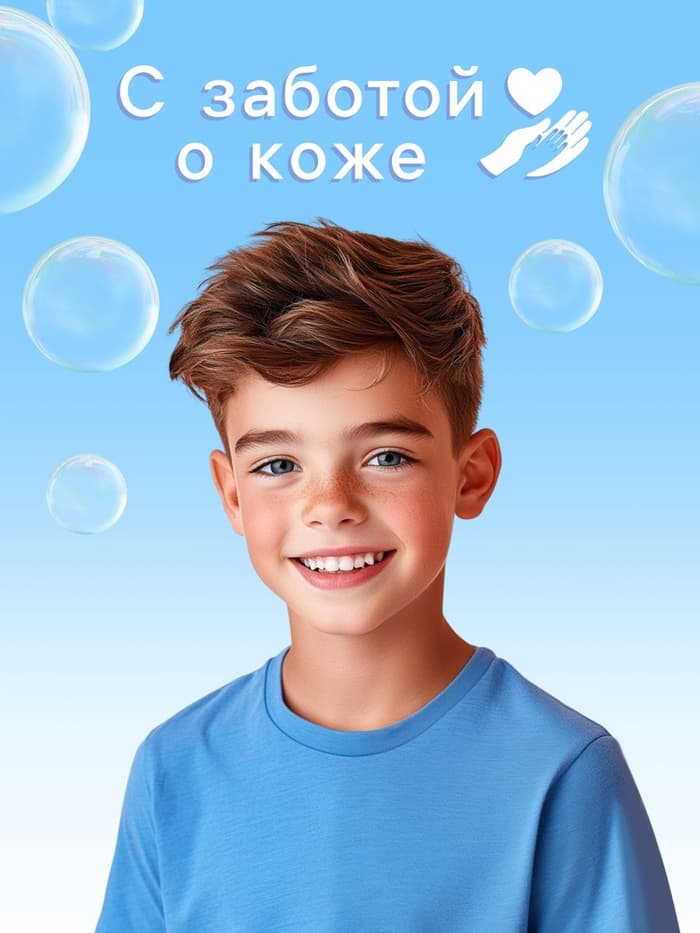 Подарочный набор детский «Самый крутой», гель-пена 250 мл, книжка-вырезалка А5, Чистое счастье