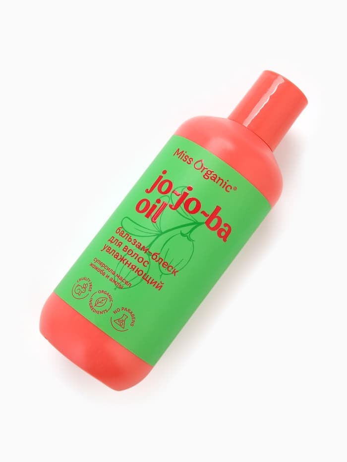 Бальзам-блеск для волос Jo-jo-ba oil, 290 мл, Miss Organic