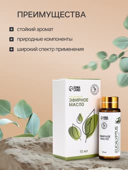 Эфирное масло «Эвкалипт», 10 мл, с пипеткой
