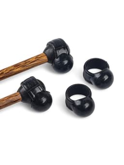 Глюкофон, дельфин черный, 11 лепестков, 18×18×11 см