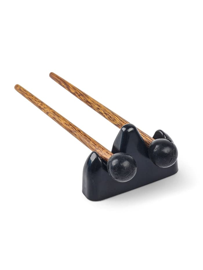 Глюкофон, дельфин черный, 11 лепестков, 18×18×11 см