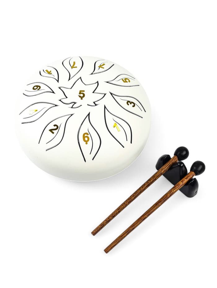 Глюкофон, цветок белый, 11 лепестков, 18×18×11 см