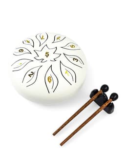 Глюкофон, цветок белый, 11 лепестков, 18×18×11 см