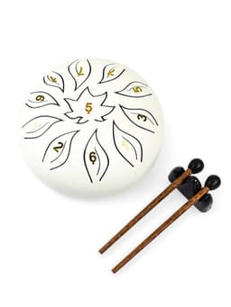 Глюкофон, цветок белый, 11 лепестков, 18×18×11 см