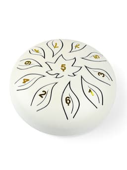 Глюкофон, цветок белый, 11 лепестков, 18×18×11 см