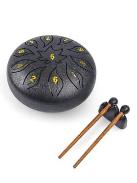 Глюкофон, цветок черный, 11 лепестков, 18×18×11 см