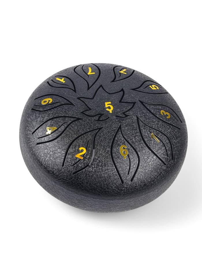 Глюкофон, цветок черный, 11 лепестков, 18×18×11 см