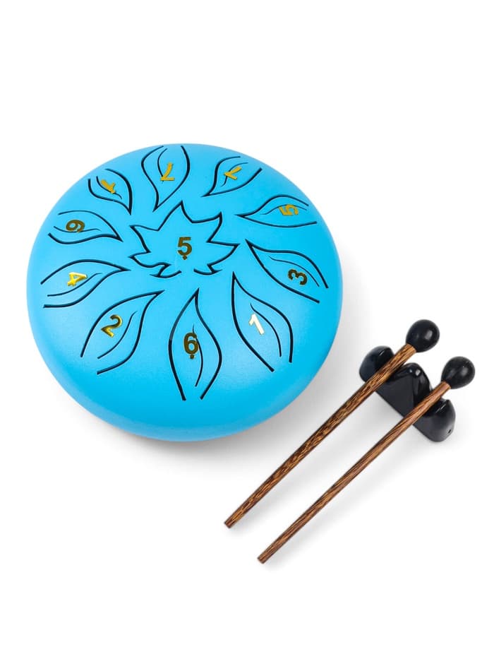 Глюкофон, цветок синий, 11 лепестков, 18×18×11 см