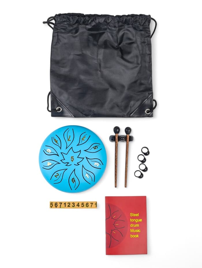 Глюкофон, цветок синий, 11 лепестков, 18×18×11 см