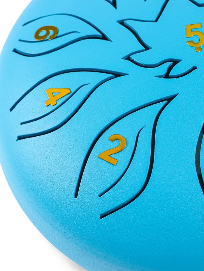 Глюкофон, цветок синий, 11 лепестков, 18×18×11 см