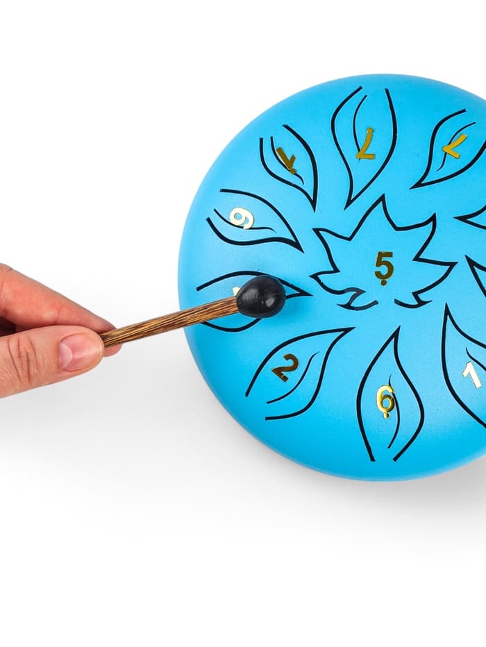 Глюкофон, цветок синий, 11 лепестков, 18×18×11 см