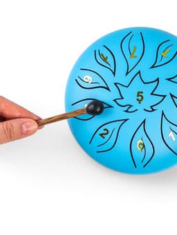 Глюкофон, цветок синий, 11 лепестков, 18×18×11 см