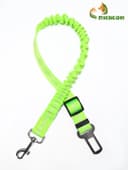 Ремень - поводок безопасности для собак, 50-70×2.5 см, амортизирующий, зелёный