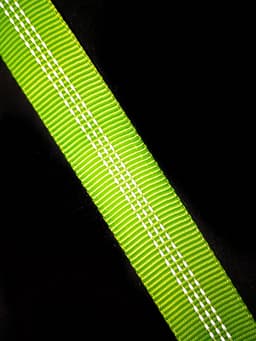 Ремень - поводок безопасности для собак, 50-70×2.5 см, амортизирующий, зелёный