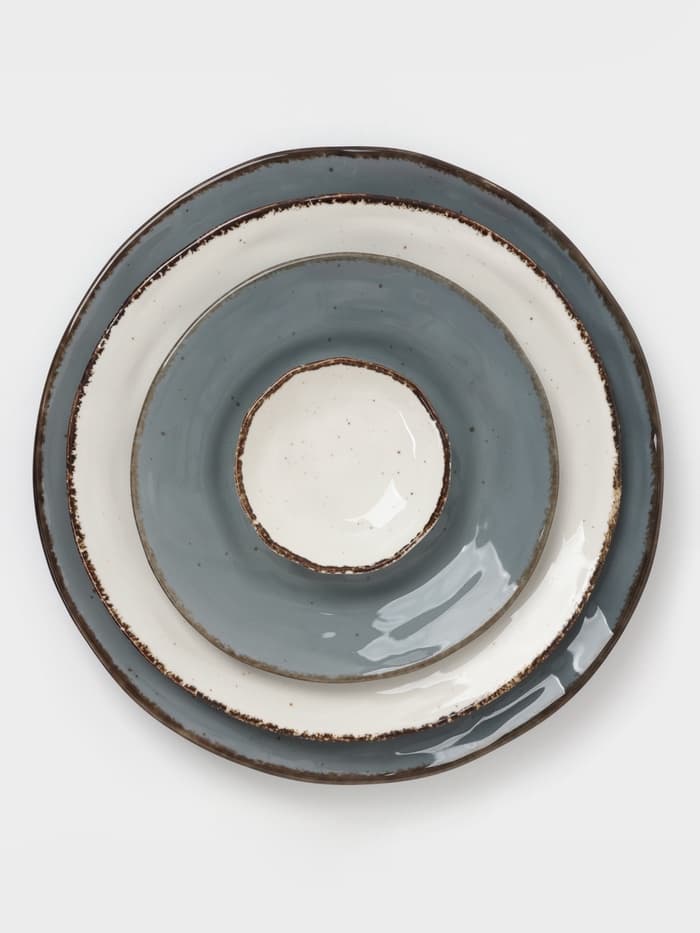 Тарелка Magistro Alpine Frost, d=18 см, фарфор, белая