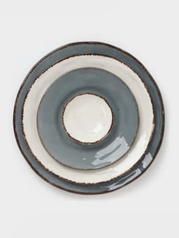 Тарелка Magistro Alpine Frost, d=23.7 см, фарфор, белая