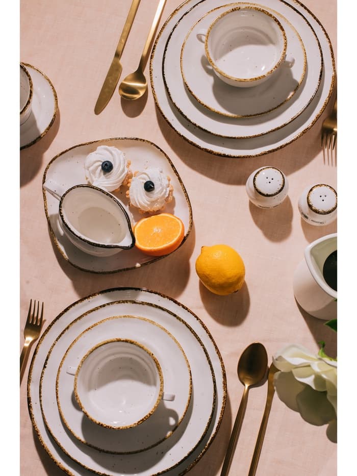 Тарелка Magistro Alpine Frost, d=23.7 см, фарфор, белая