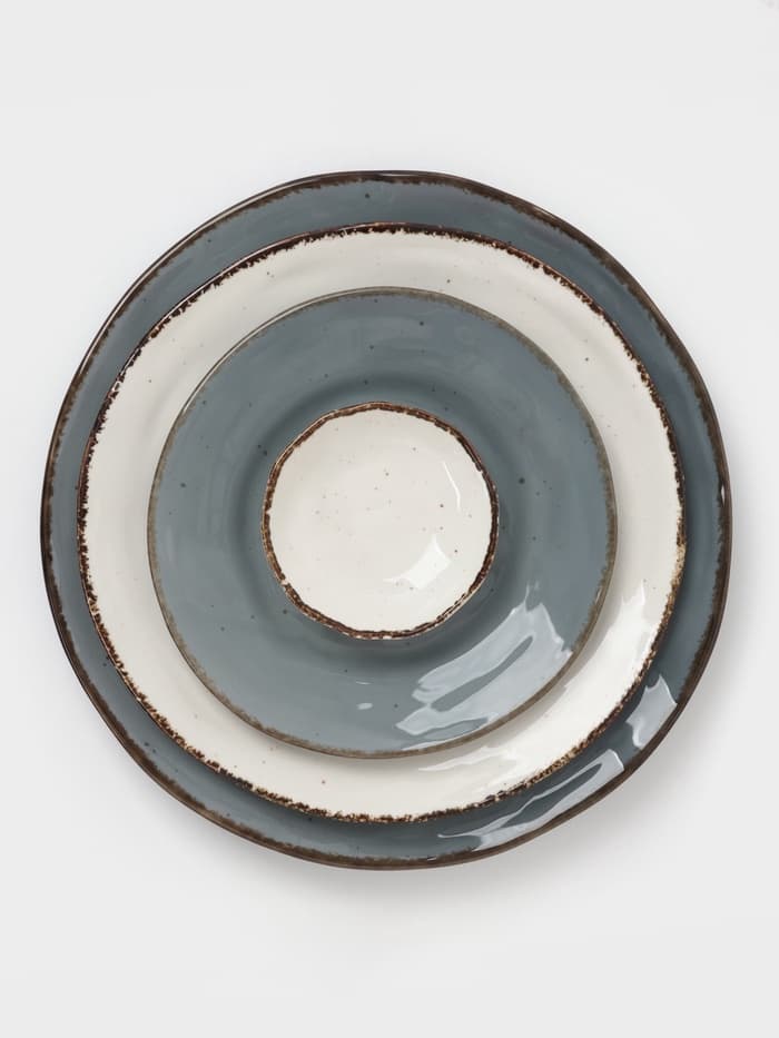 Тарелка Magistro Alpine Frost, d=27 см, фарфор, белая