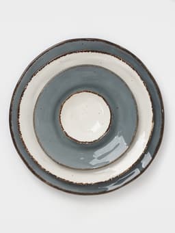 Тарелка Magistro Alpine Frost, d=27 см, фарфор, белая