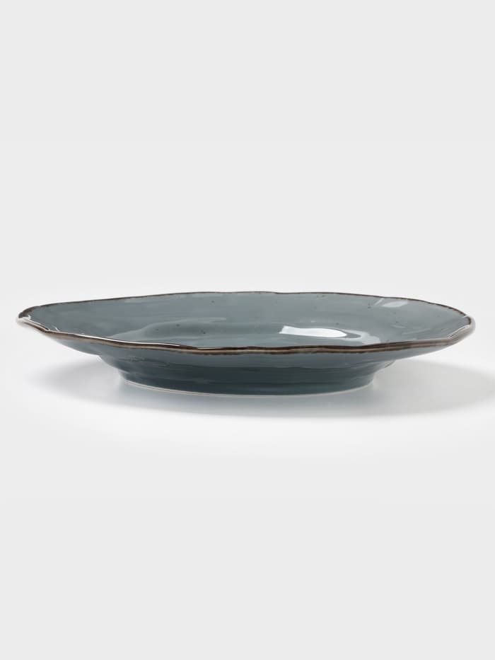 Тарелка Magistro Alpine Frost, d=27.4 см, фарфор, голубовато-серый