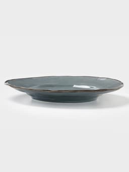 Тарелка Magistro Alpine Frost, d=27.4 см, фарфор, голубовато-серый