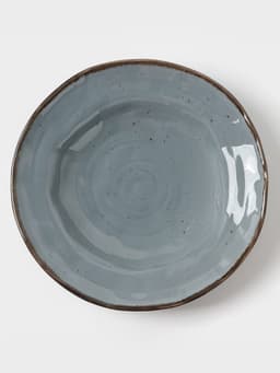 Тарелка глубокая Magistro Alpine Frost, 350 мл, d=23 см, фарфор, голубовато-серый