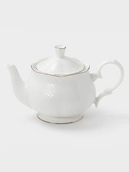 Чайник заварочный WY Empire, 1 л, фарфор, белый