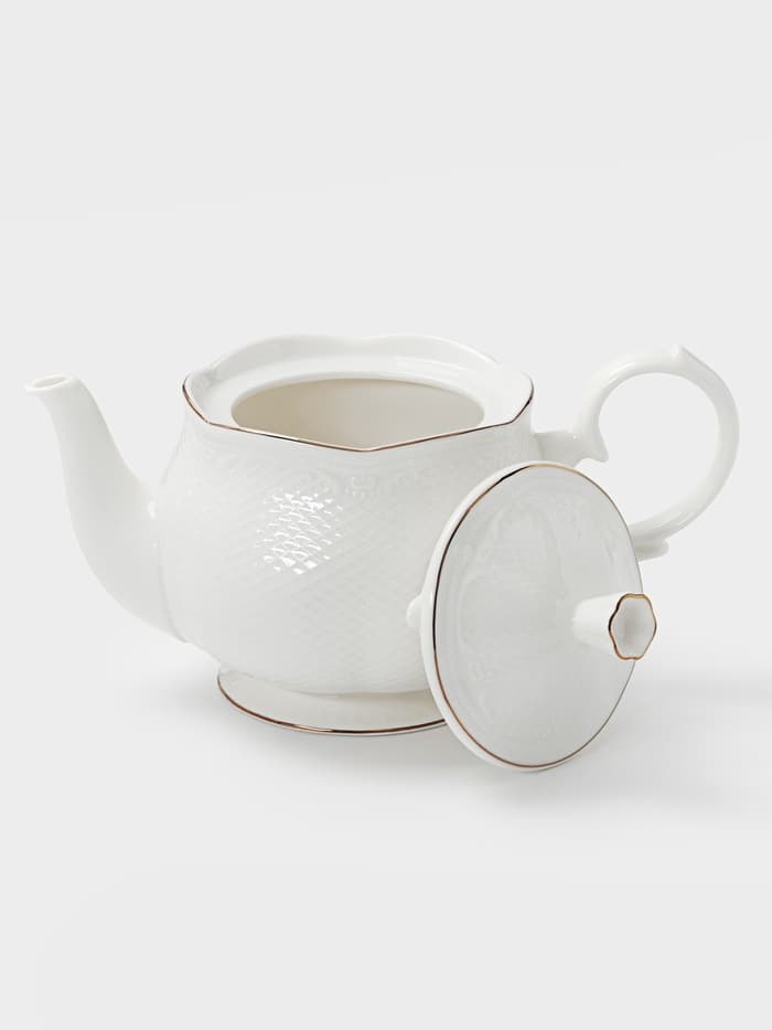 Чайник заварочный WY Empire, 1 л, фарфор, белый