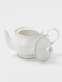 Чайник заварочный WY Empire, 1 л, фарфор, белый
