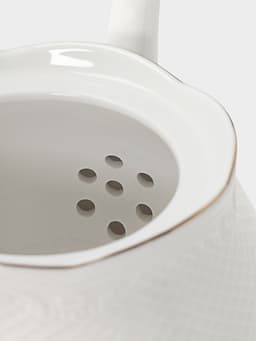 Чайник заварочный WY Empire, 1 л, фарфор, белый