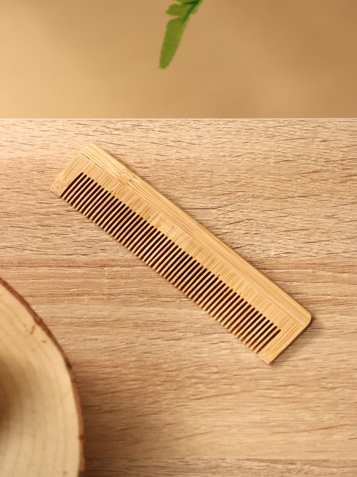 Расчёска, 13.5 см, бамбук