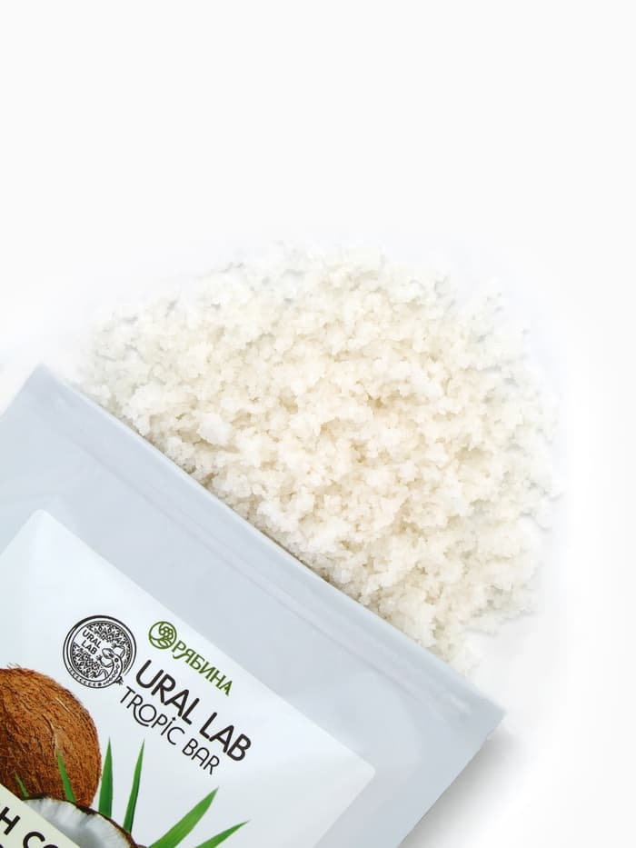 Скраб для тела соляной «Кокос» с маслом кокоса, 250 г, TROPIC BAR