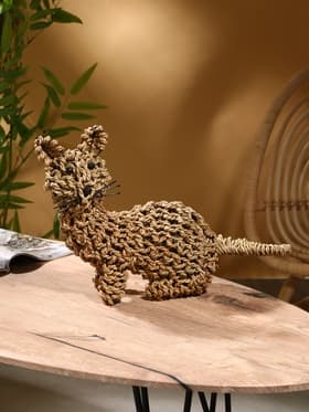 Сувенир плетёный «Мышка», 40×20×26 см, сиграсс