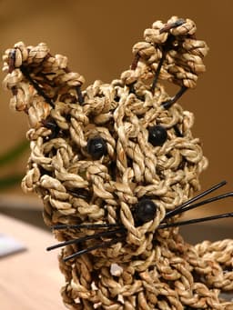 Сувенир плетёный «Мышка», 40×20×26 см, сиграсс