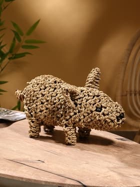 Сувенир плетёный «Капибара», 40×20×23 см, сиграсс