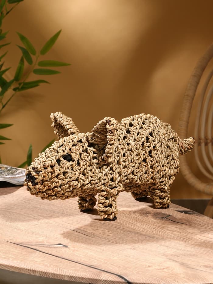 Сувенир плетёный «Капибара», 40×20×23 см, сиграсс