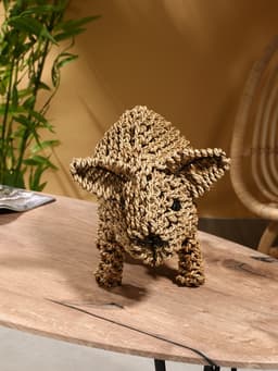 Сувенир плетёный «Свинка», 40×23×33 см, сиграсс