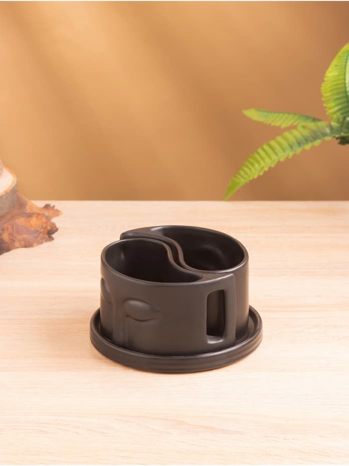 Набор для чаепития «Фантазия», чайник, 2 кружки, керамика